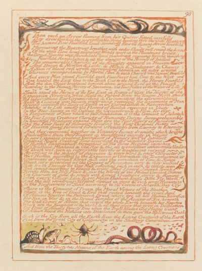 Jerusalem, Platte 98 von William Blake